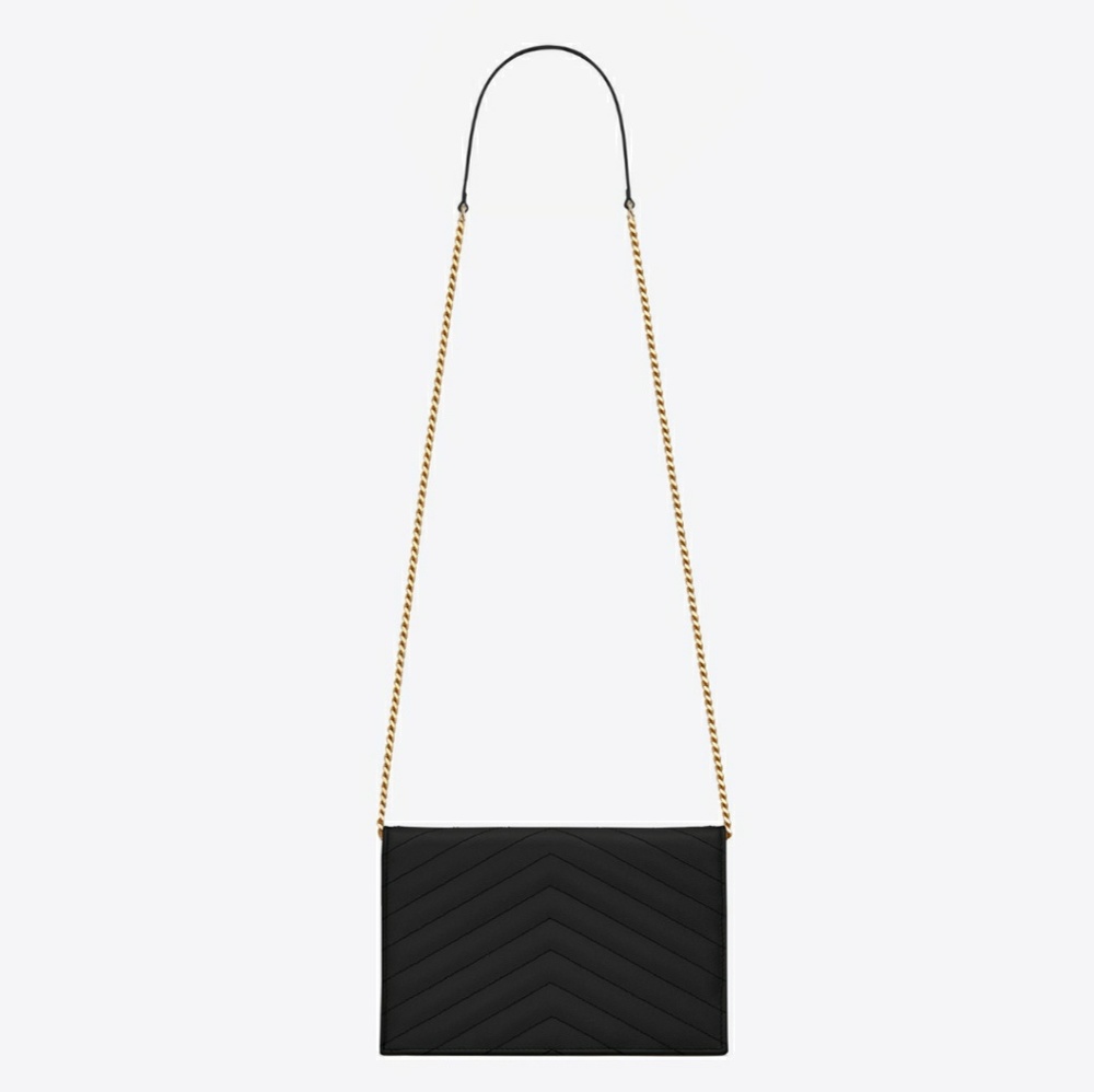 St. Laurent Envelope Chain Wallet/Small Purse - Picture 3 of 5